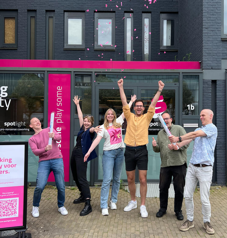 Gender reveal: het is een kantoortje!